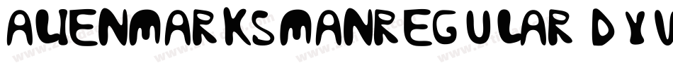 AlienMarksmanregular-DYvm字体转换