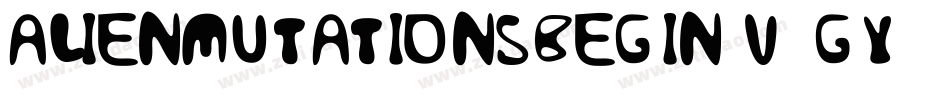 AlienMutationsBegin-v2gy字体转换