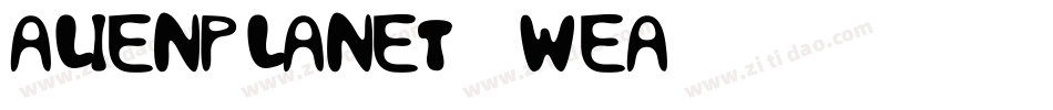 AlienPlanet-8WEA字体转换