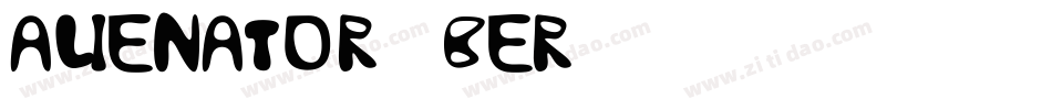 Alienator-7BER字体转换