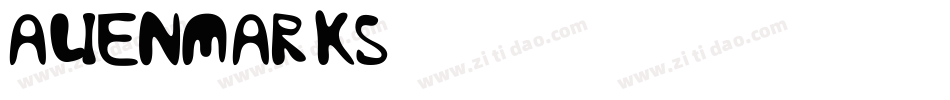 alienmarks字体转换