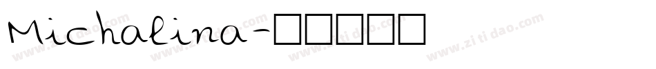 Michalina字体转换