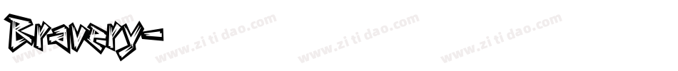 Bravery字体转换
