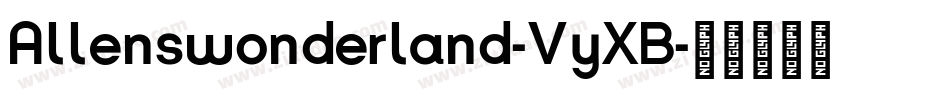 Allenswonderland-VyXB字体转换