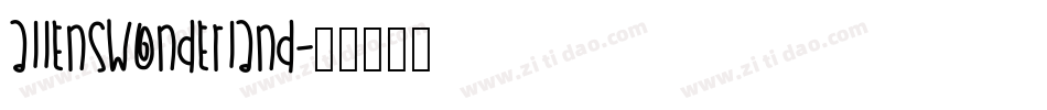 AllensWonderland字体转换