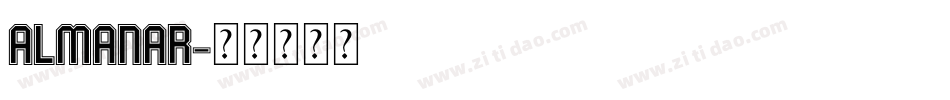 Almanar字体转换