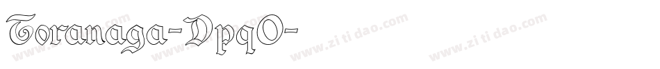 Toranaga-Dpq0字体转换