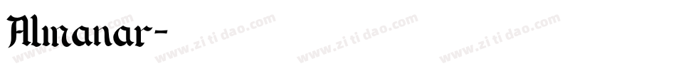 Almanar字体转换