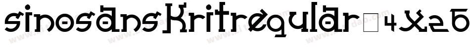 SinoSanskritRegular-4x26字体转换