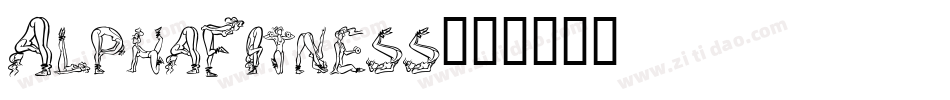 AlphaFitness字体转换