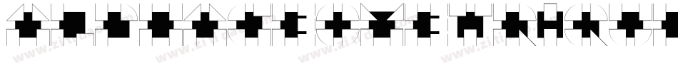 AlphaGeometrique-Contour字体转换