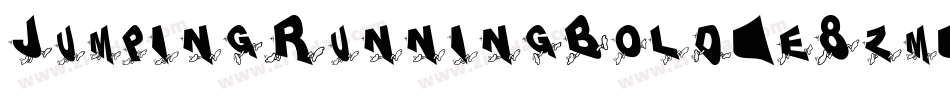 JumpingRunningBold-e8zm字体转换