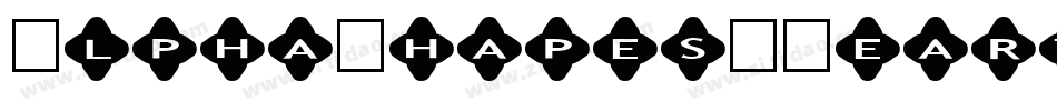 AlphaShapes-Hearts字体转换