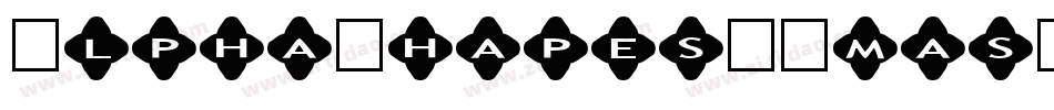 AlphaShapes-Xmas-Trees字体转换