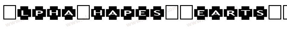 AlphaShapes-Hearts字体转换