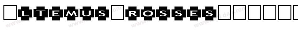 AltemusCrosses字体转换