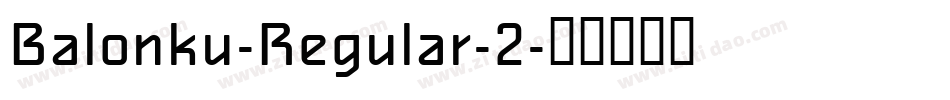 Balonku-Regular-2字体转换