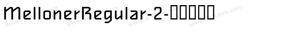 MellonerRegular-2字体转换
