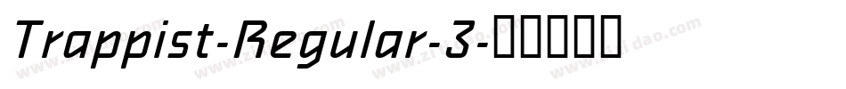 Trappist-Regular-3字体转换