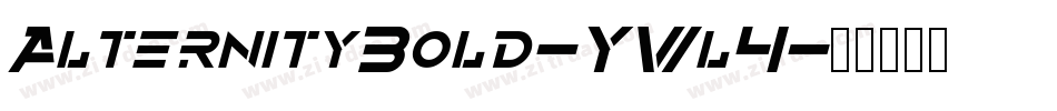 AlternityBold-YWl4字体转换