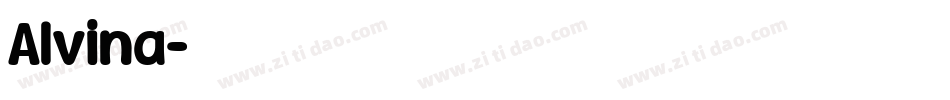 Alvina字体转换