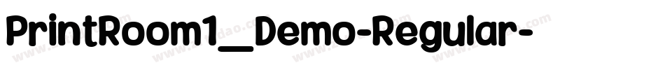 PrintRoom1_Demo-Regular字体转换