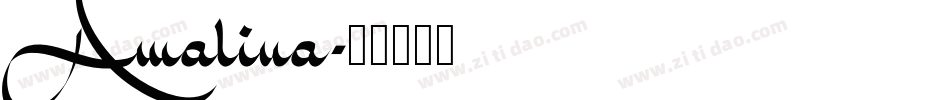 Amalina字体转换