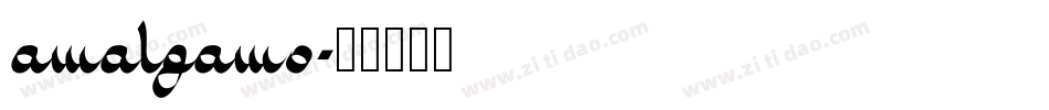 amalgamo字体转换