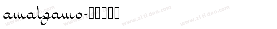 amalgamo字体转换