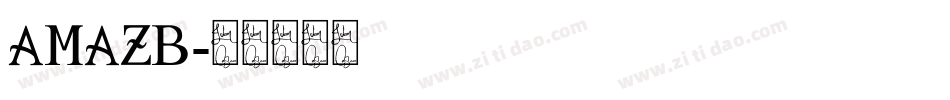 AMAZB字体转换
