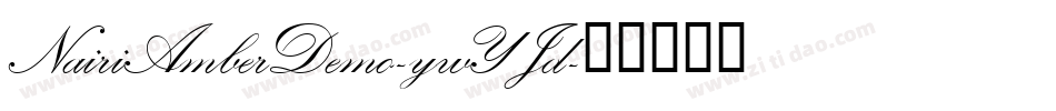 NairiAmberDemo-ywYJd字体转换
