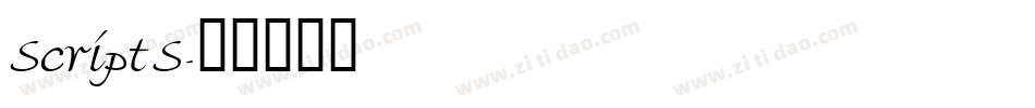 ScriptS字体转换