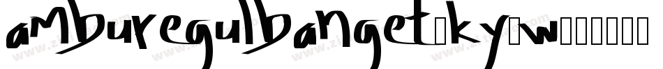 AmburegulBanget-KY2W字体转换