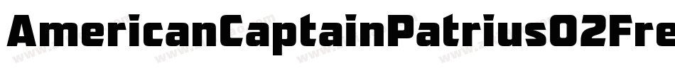 AmericanCaptainPatrius02Fre-G06G字体转换