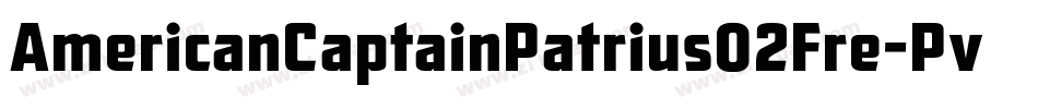 AmericanCaptainPatrius02Fre-PvPd字体转换