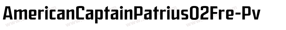AmericanCaptainPatrius02Fre-PvPd字体转换