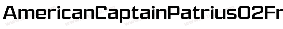 AmericanCaptainPatrius02Fre-G06G字体转换