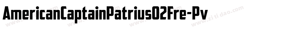 AmericanCaptainPatrius02Fre-PvPd字体转换