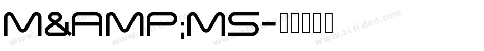 m&ms字体转换