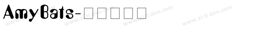 AmyBats字体转换