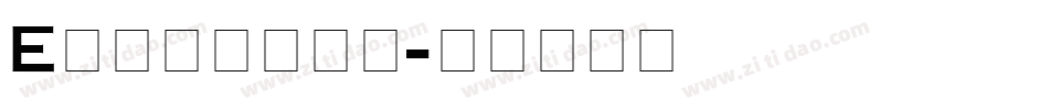 Engrgotn字体转换
