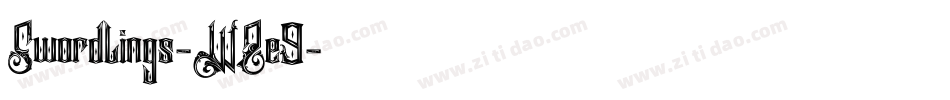 Swordlings-WZe9字体转换