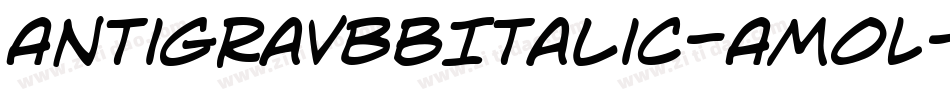 AntigravBbItalic-Am0L字体转换