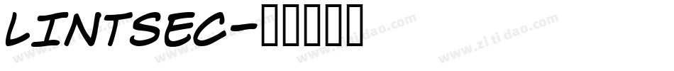 LINTSEC字体转换