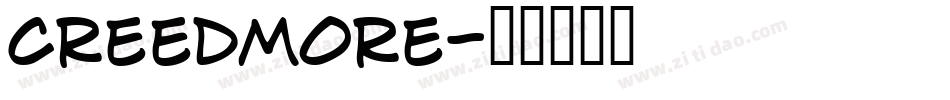 Creedmore字体转换