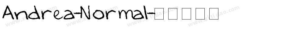 Andrea-Normal字体转换