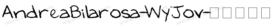 AndreaBilarosa-WyJov字体转换