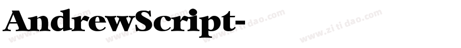 AndrewScript字体转换