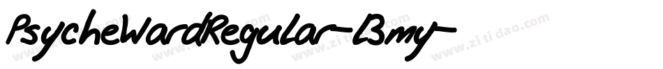 PsycheWardRegular-l3my字体转换