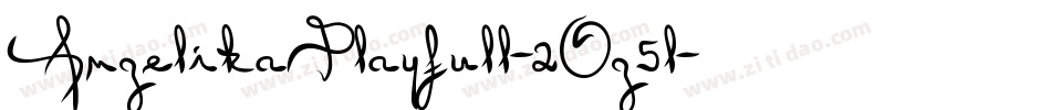AngelikaPlayfull-2Og5l字体转换